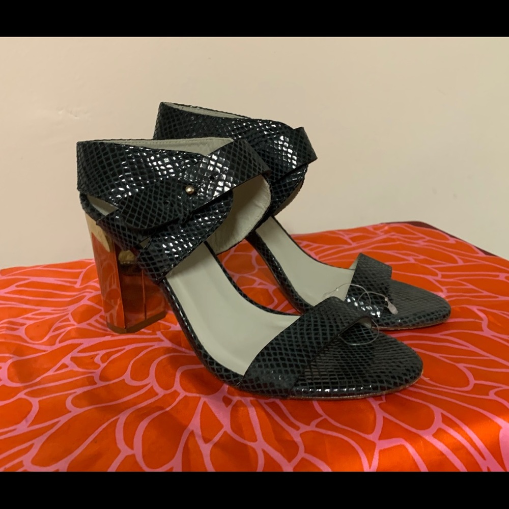 Plomo Womens Black Margot Sandal Size EU 37 (6.5)